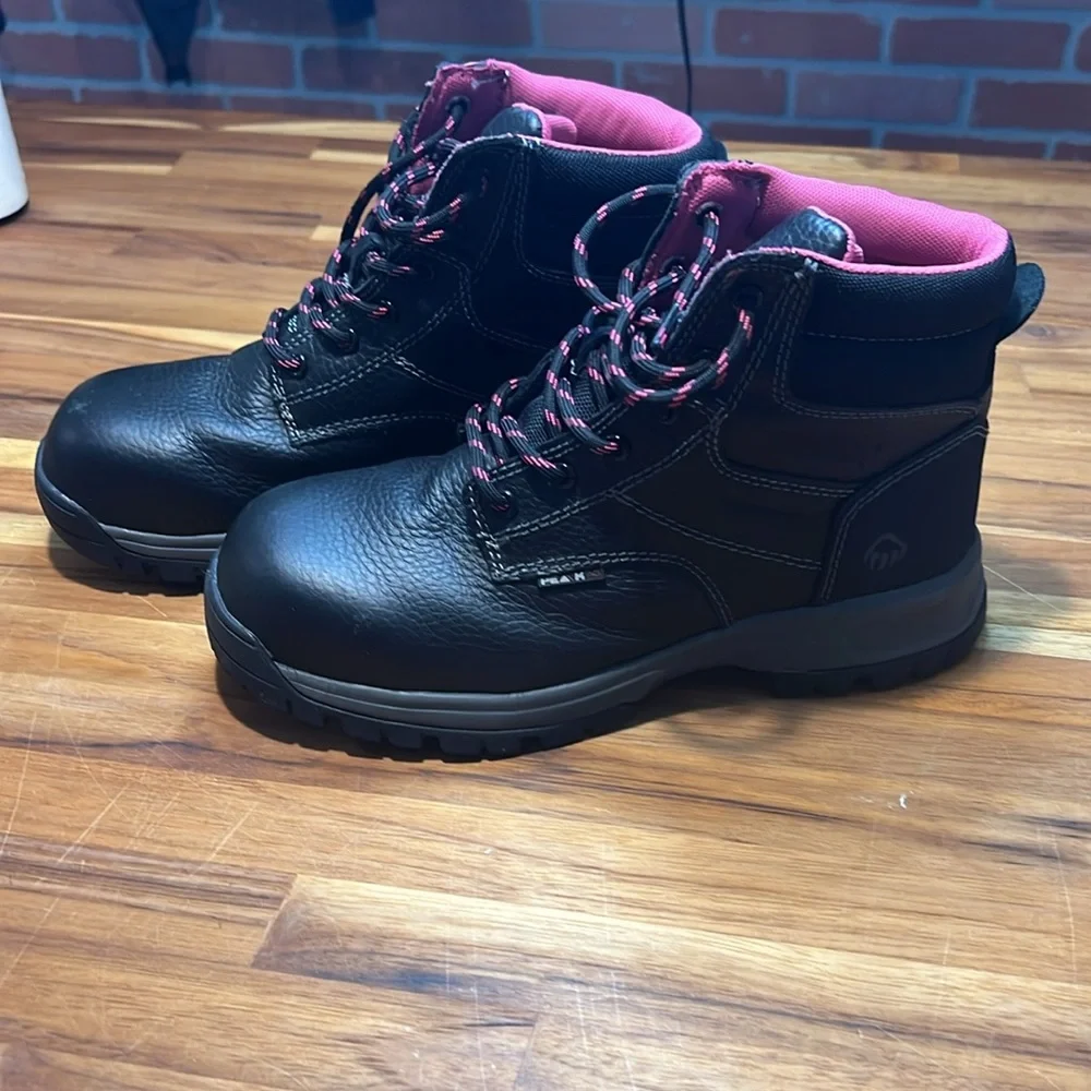 PIPER WATERPROOF COMPOSITE-TOE 6" WORK BOOT, BLACK - Picture 8 of 10